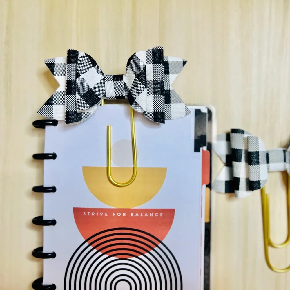 Happy planner Bow paper clips Jumbo size 2 pcs
